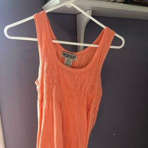 Sherbet orange tank top